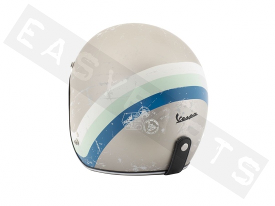 Helmet Jet VESPA Heritage Grigio Metallizzato 105